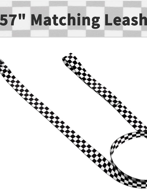 Load image into Gallery viewer, Dog Collar and Leash Set for Daily Outdoor Walking Running Training, Chess Board Design for Large Boys Girls Dogs Cats Pets, L-Up to 80LBS
