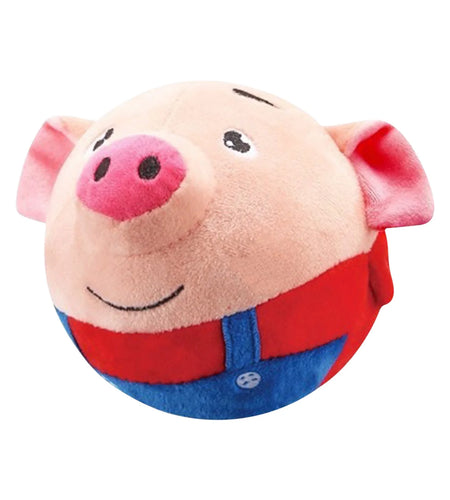 Dog Toy,Interactive Dog Toy Ball,Bouncing Rabbit Interactive Electronic Pet Plush Pet Toy with Sound,Dog Squeaky Toys for Aggressive Chewing,60 Song Music Durable Dog Squeaker, Durable Interactive Toy