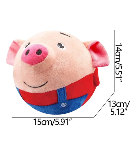 Dog Toy,Interactive Dog Toy Ball,Bouncing Rabbit Interactive Electronic Pet Plush Pet Toy with Sound,Dog Squeaky Toys for Aggressive Chewing,60 Song Music Durable Dog Squeaker, Durable Interactive Toy